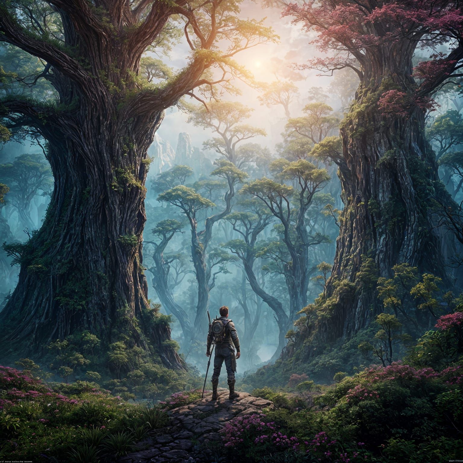 Fantastical Matte Painting in Deep Color