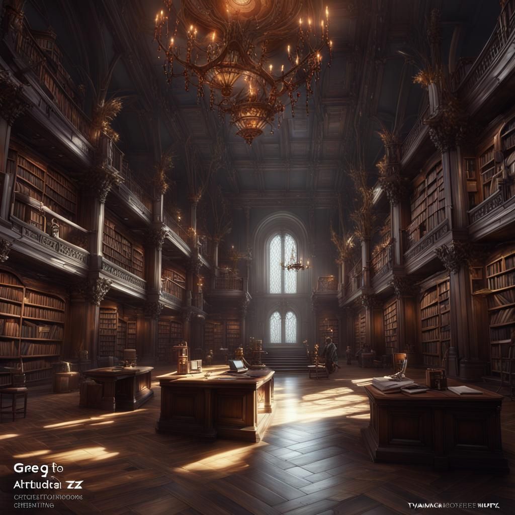 Modern Library for Gen Z: Dark Fantasy Concept Art