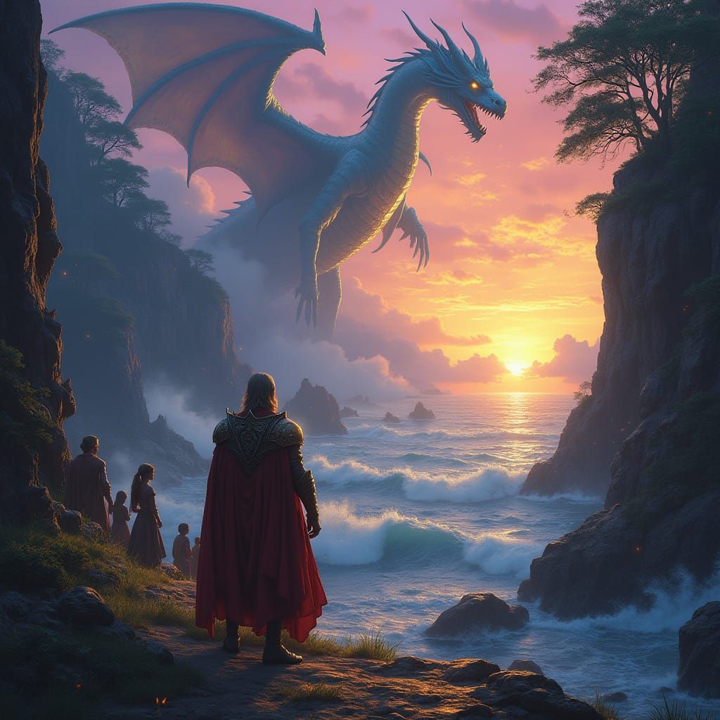 Golden Dawn of Adventure on Mystical Isles