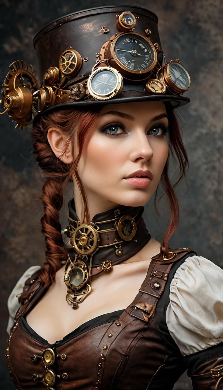 Steampunk Sensuality: A Vision of Mechanical Elegance