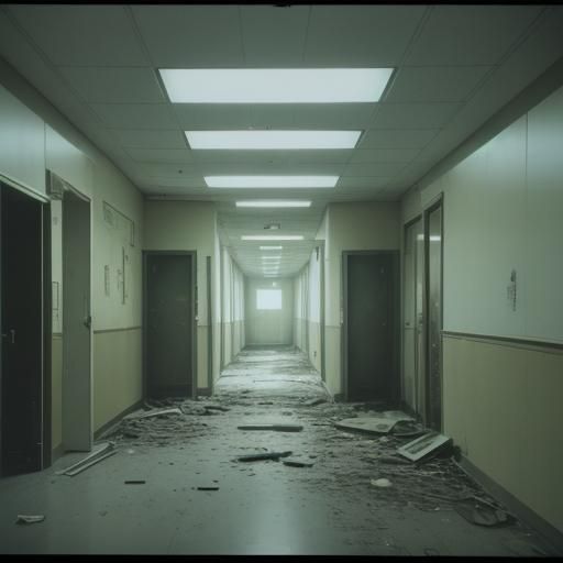 Abandoned Hospital: Liminal Space Horror in VHS Style