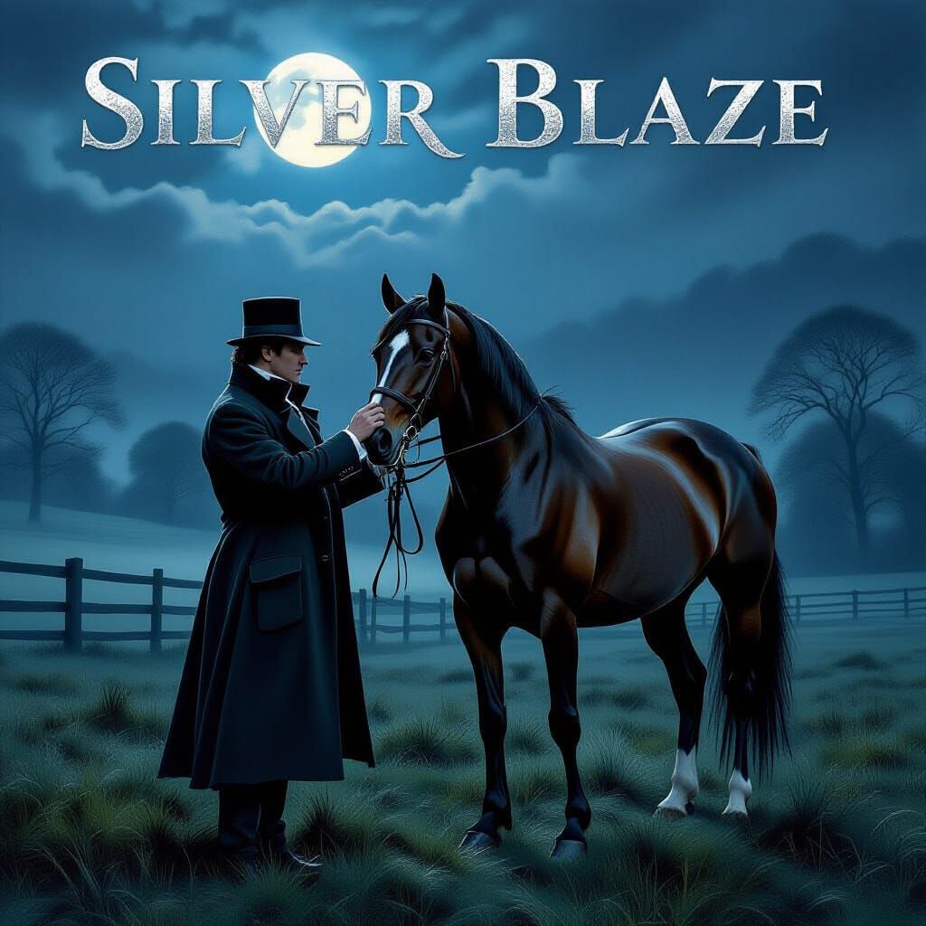 Sherlock Holmes and Silver Blaze, Pre-Raphaelite Style