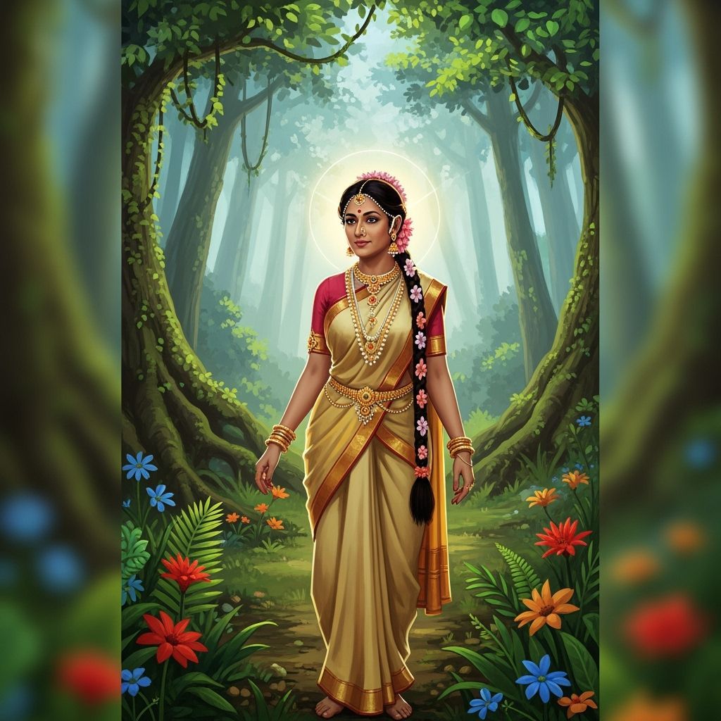 Sonali Bendre as Sita Mata in Forest