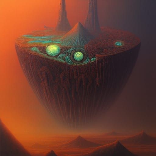 Beksinski, nibiru, wormwood, cataclysm, annunaki, armageddon...