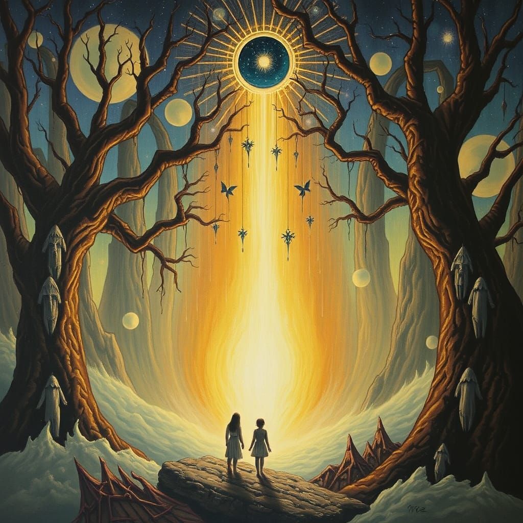 Magnificent Moment of Silence in Visionary Style