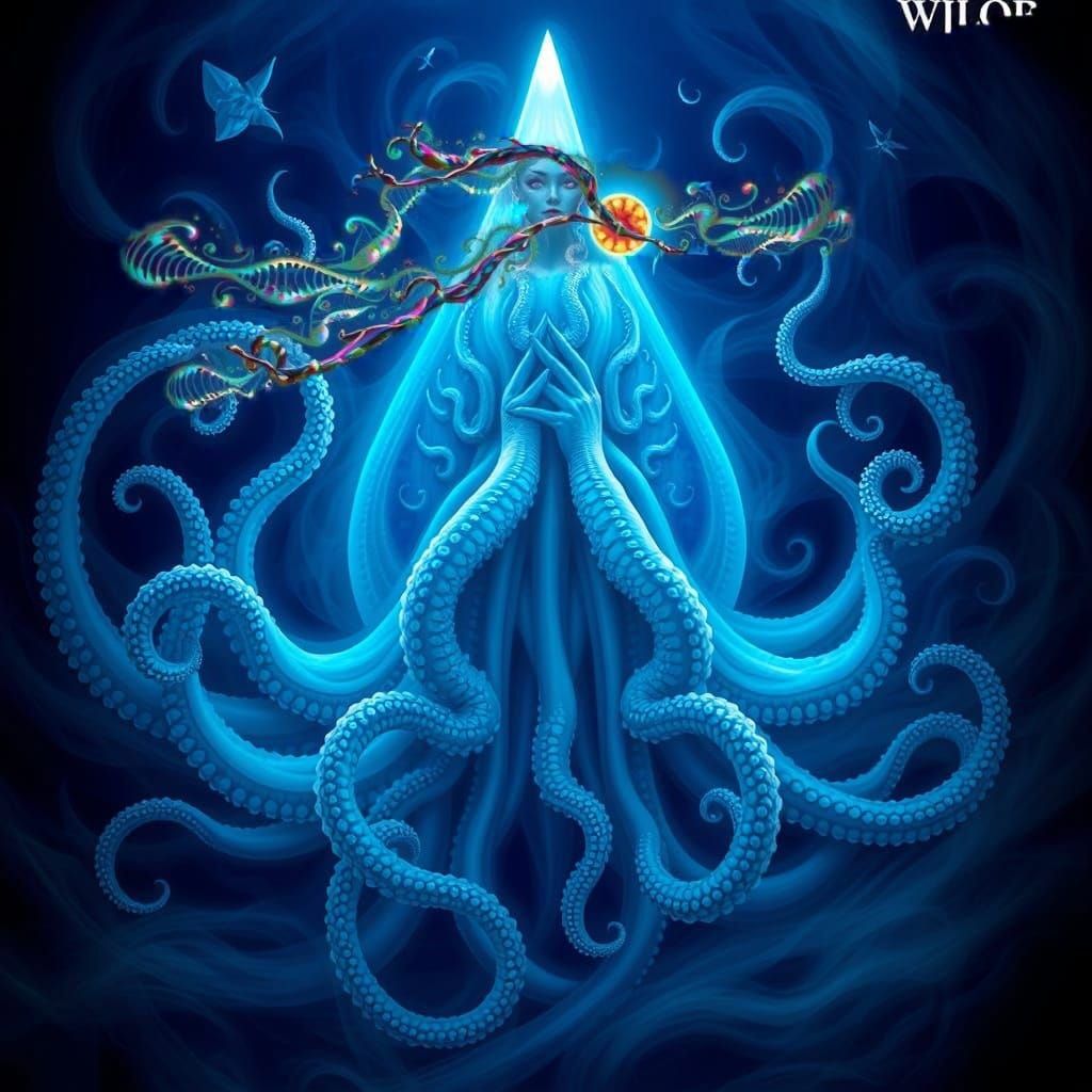 Ethereal Goddess in Triadic Colors