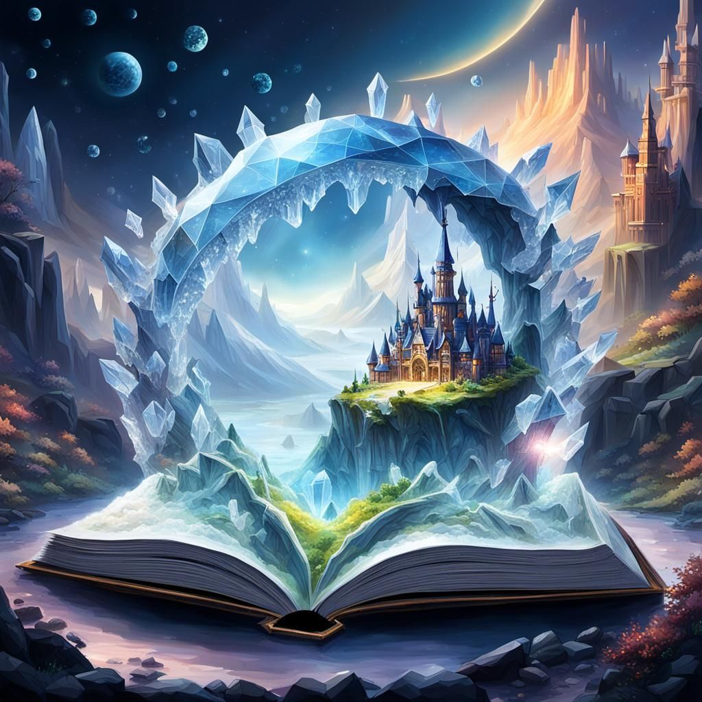 crystal utopia world's emerging from crystal book in fantasy world