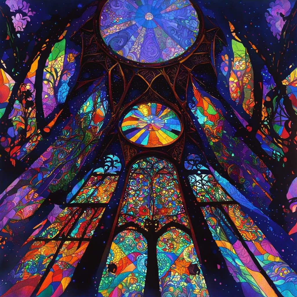 Cheshire Cat Girl in 80s Anime Style