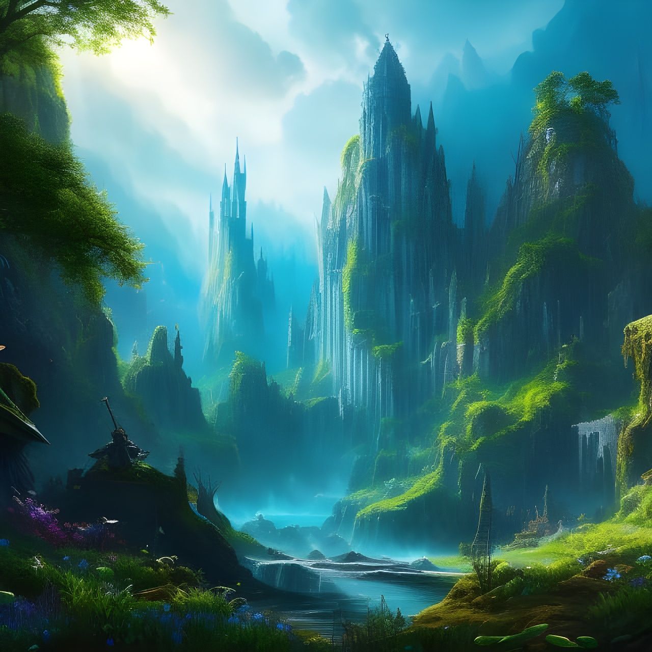 Strange Mossy Mountains, Flowers