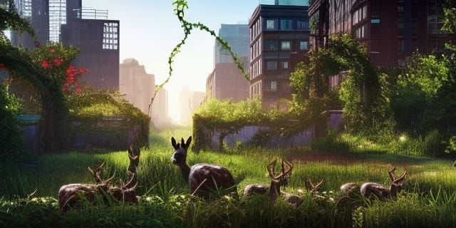 The Last of Us: Overgrown Cityscape Reclaimed