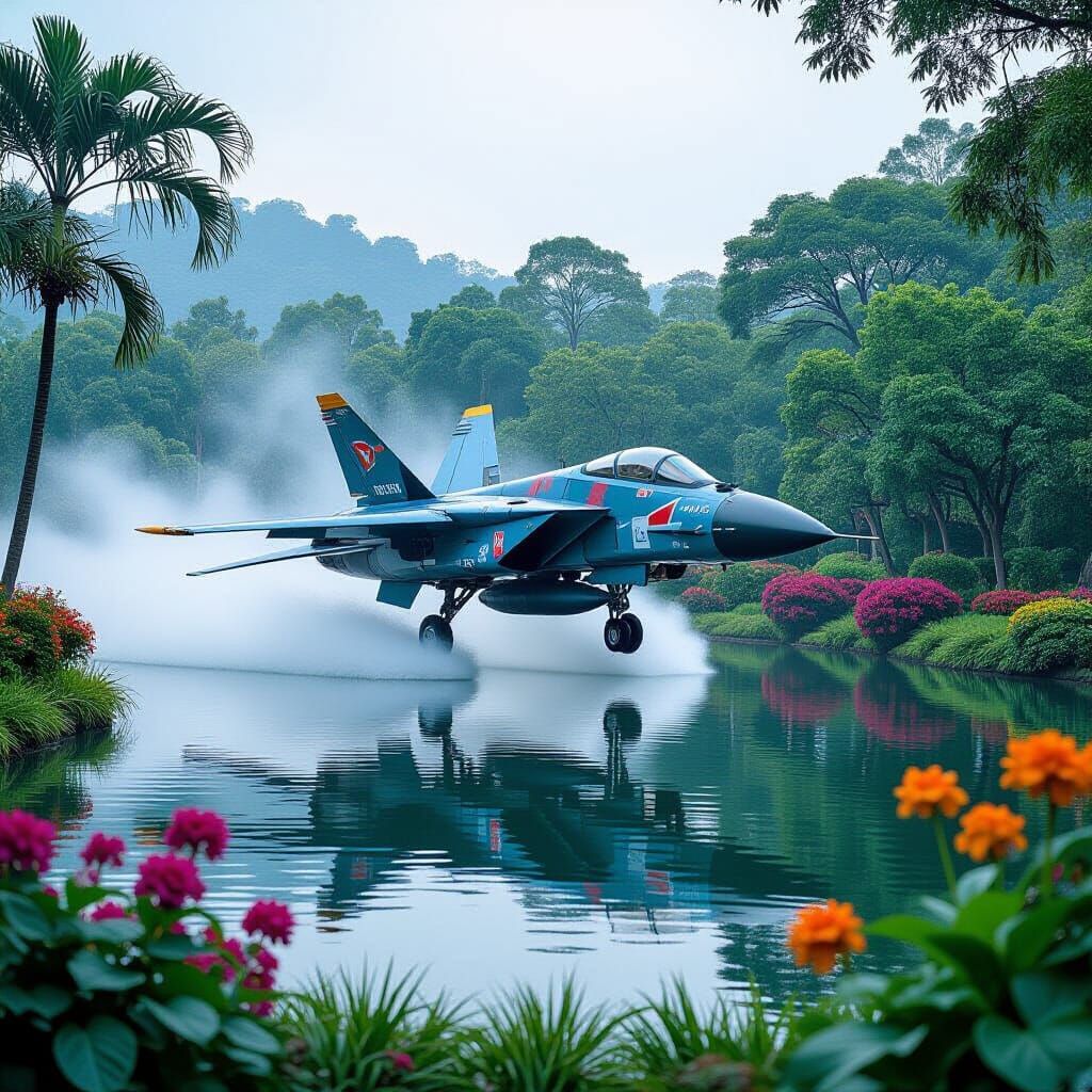 Macross Valkyrie Lands in Vibrant Jurong Lake Garden