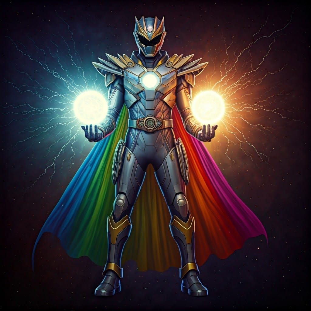 Legendary Space Warrior Unleashes Cosmic Power