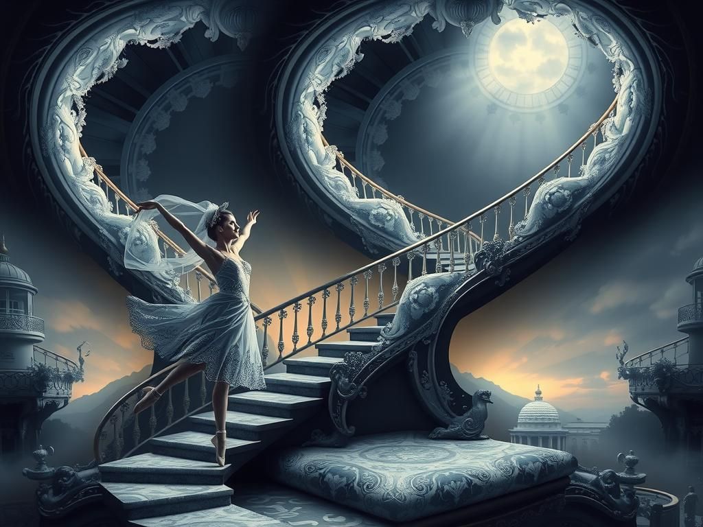 Vienna Opera Dancers in Art Nouveau Style