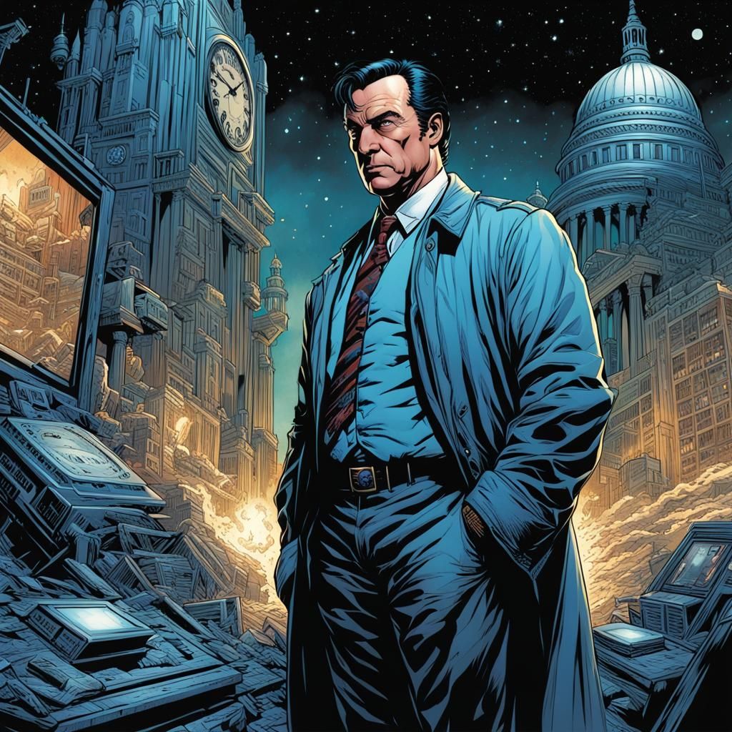 Doctor Dominion: Detailed Hyperreal Comic Art