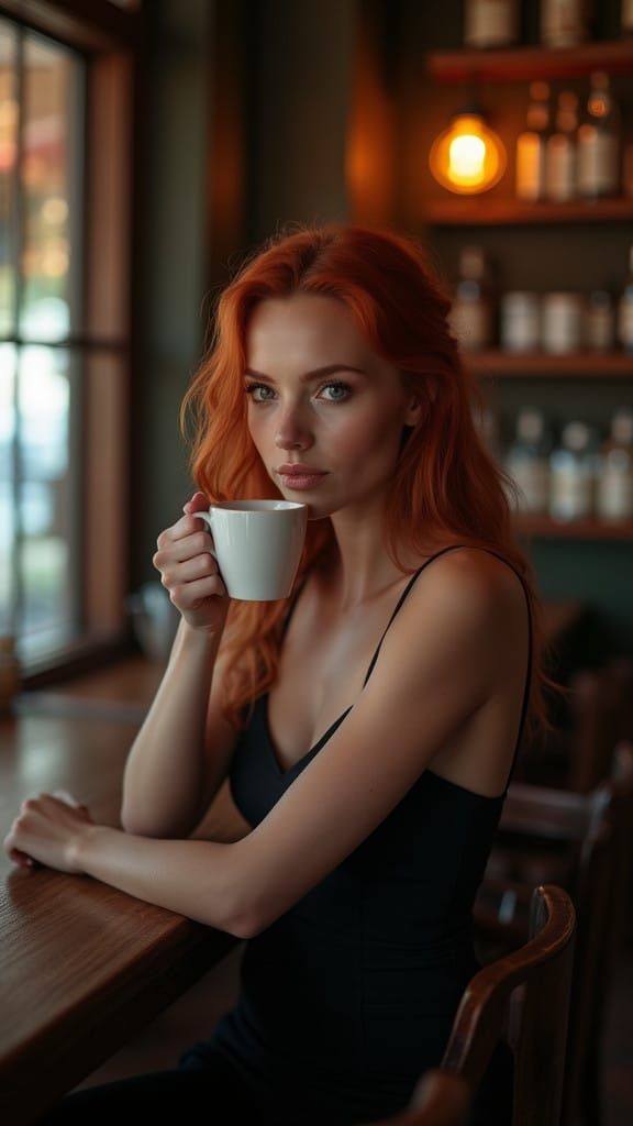 Sultry Irish Goddess Lost in Thought