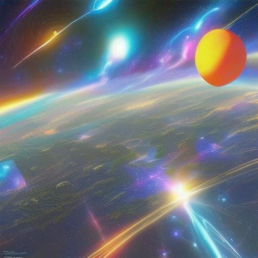 Space Agency Explores Alien Planet in Sci-Fi Art