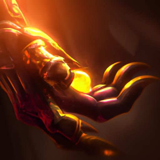 Golden Blood Drips: Dark Fantasy Concept Art