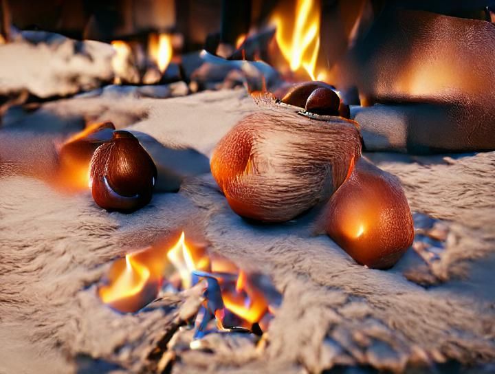 Chestnuts Roasting: An Open Fire in 8k