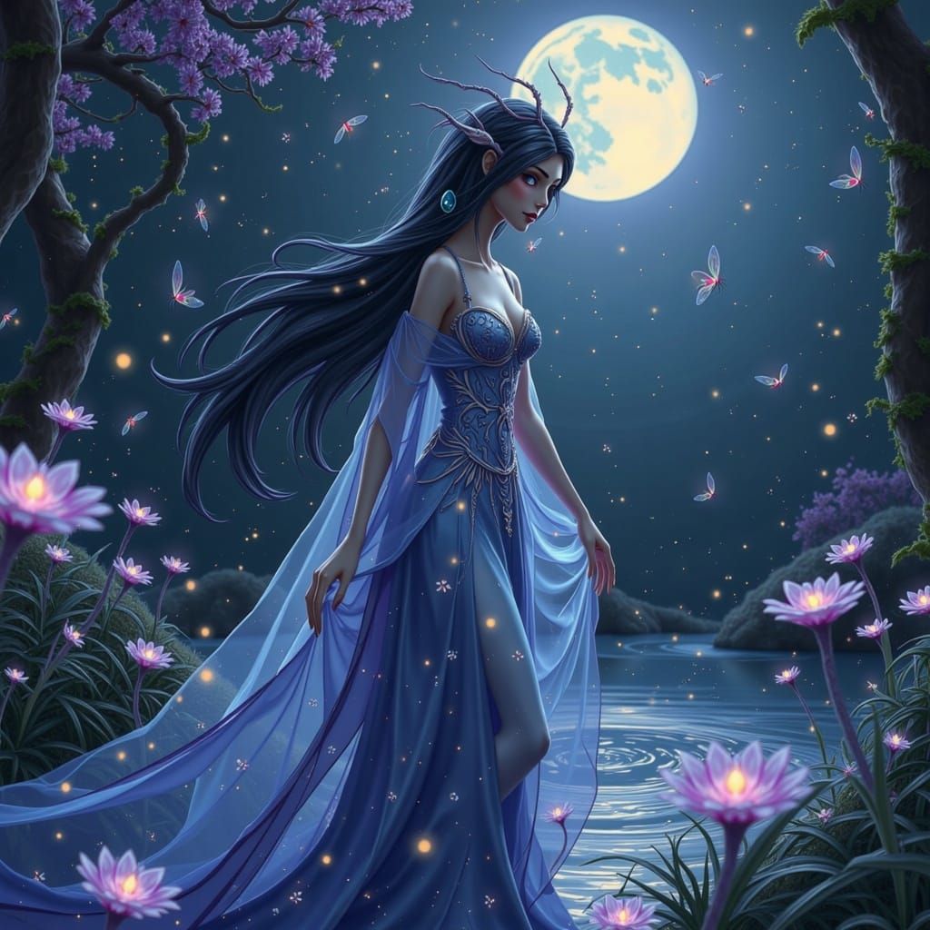 Ethereal Beauty in Enchanted Forest