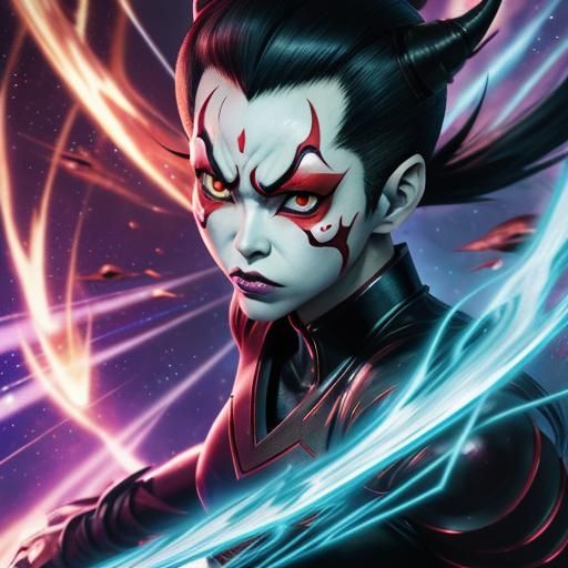 Anime Oni Villain Battles Astroboy