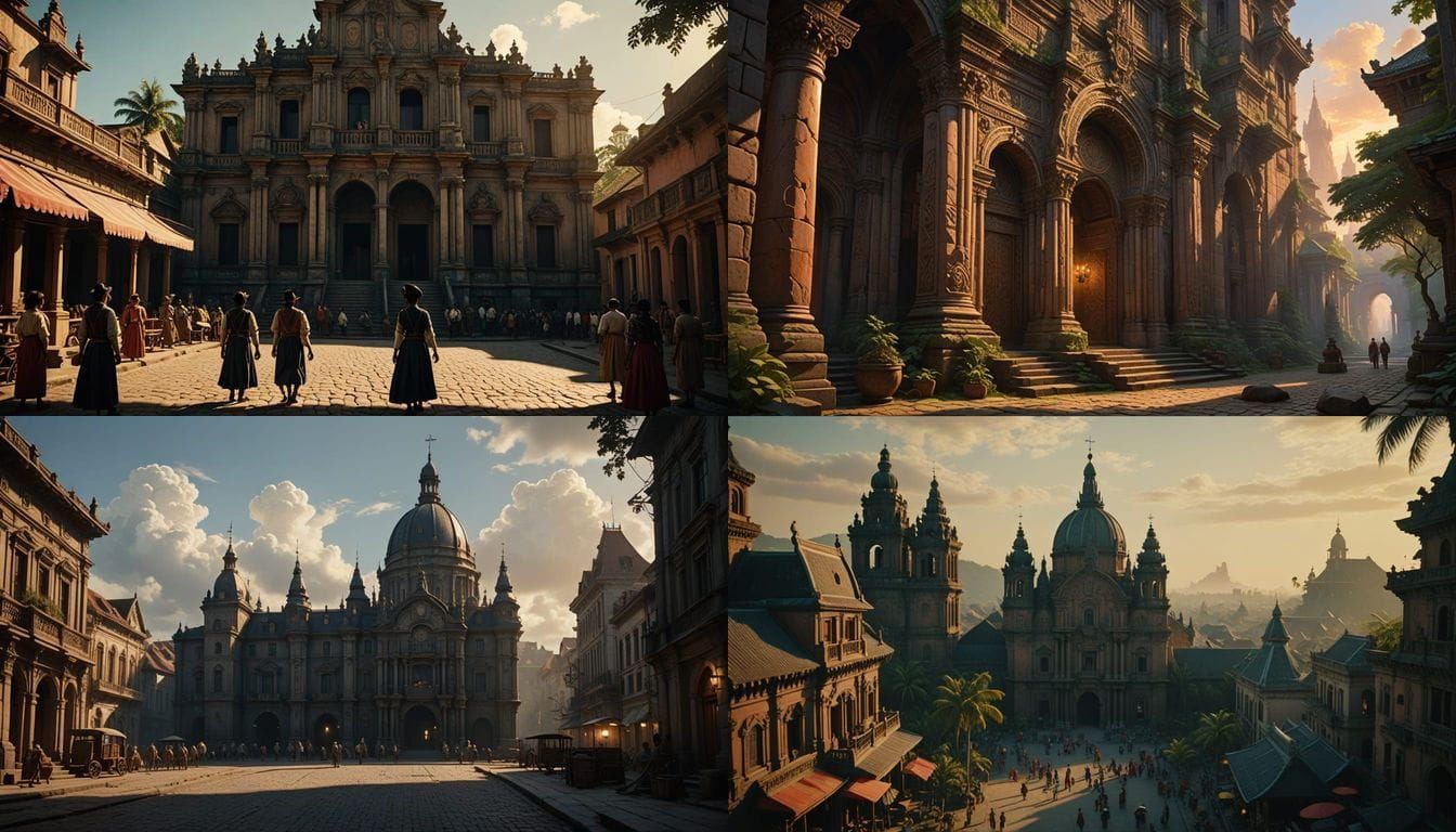 Spanish Colonial City in Indonesia: Baroque Splendor