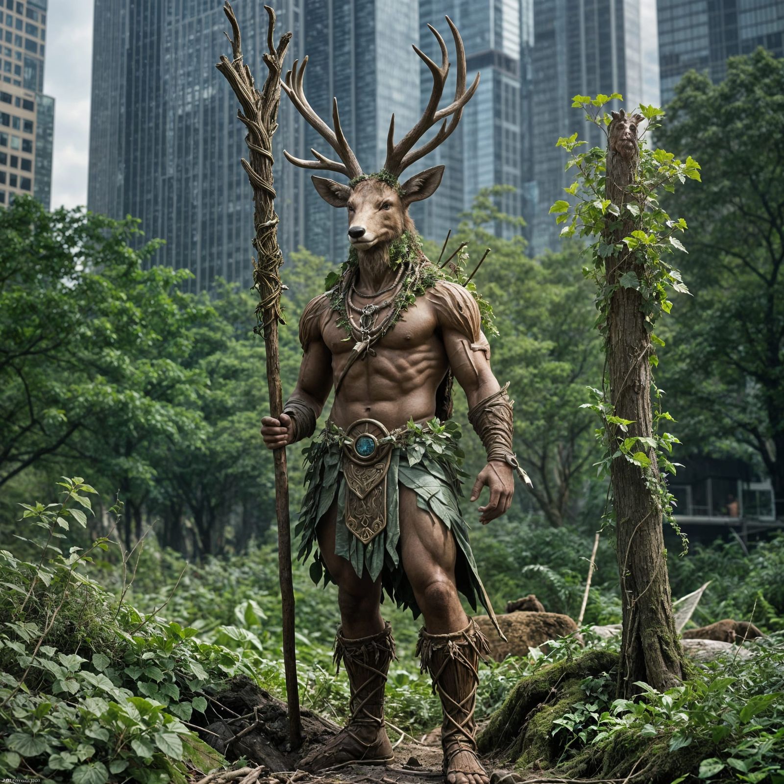 Cernunnos as an urban forest custodian