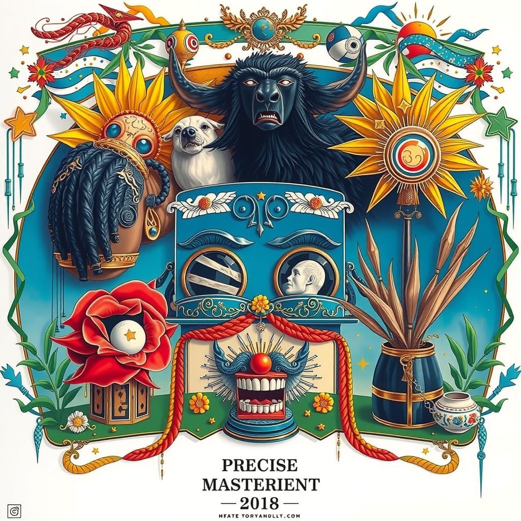 Hyperrealistic Masterpiece of Vivid Colors and Sharp Detail