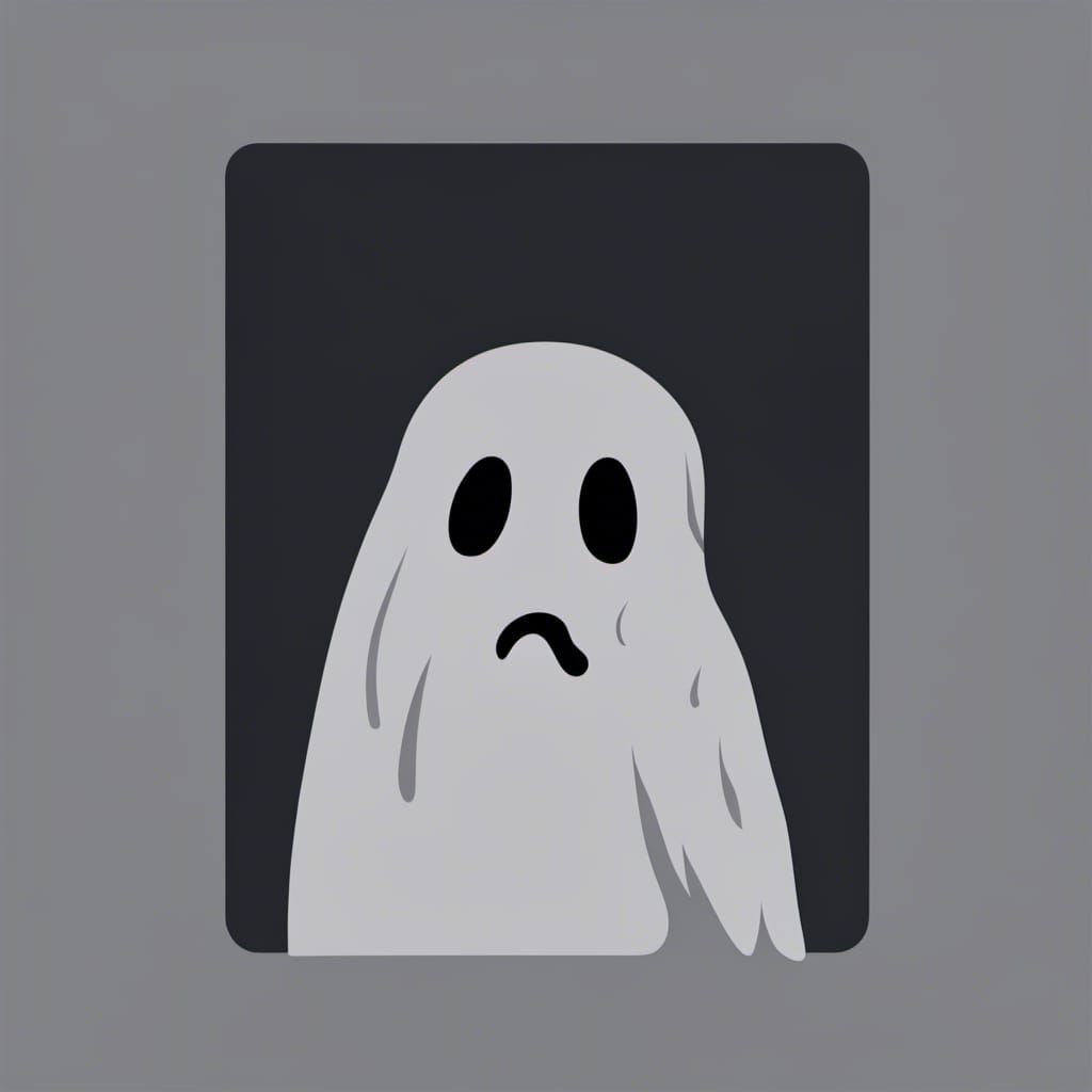 Simple AI Generated Ghost Image