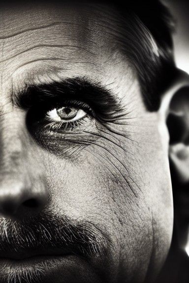 Steve Carell Portrait in Natural Ambient Lighting