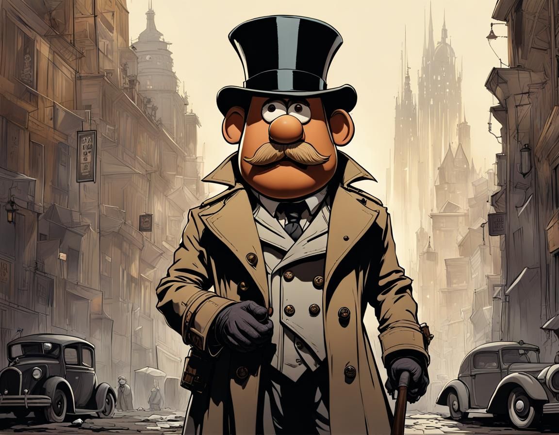 Invest-Tater  . . .  Mr. Potato Head Investigator