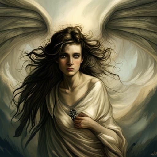 Angel of Death in 8-bit Art Style