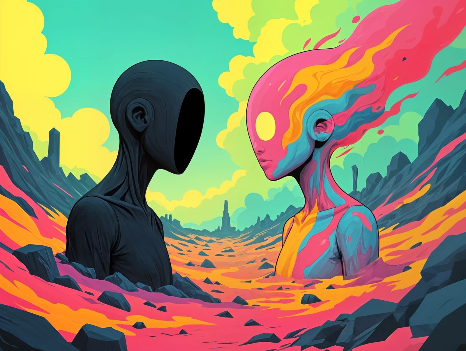 Taciturn Versus Pellucidity: Elemental Struggle in Graffutur...