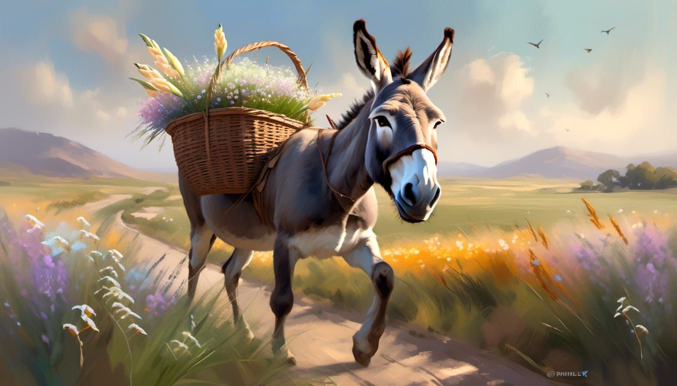 FLOWER DONKEY 4