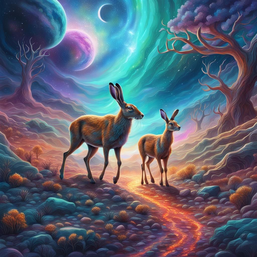 When deer meets rabbit