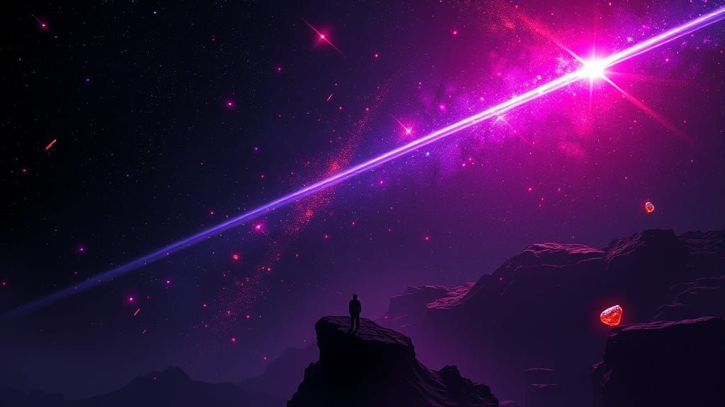 Surreal Cosmic Landscape Reaches Out in Radiant Splendor