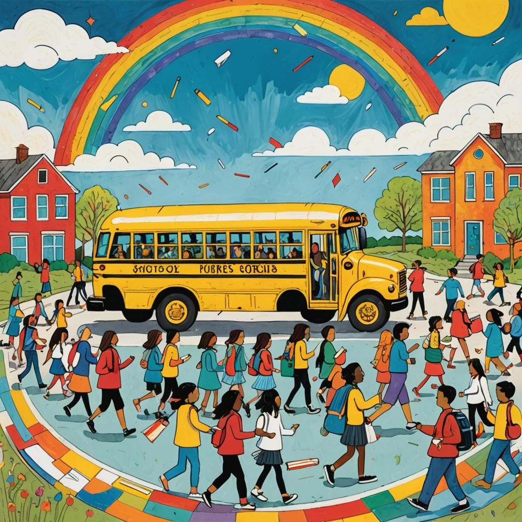 Back to School T-Shirt Design: Cheerful Student Illustration