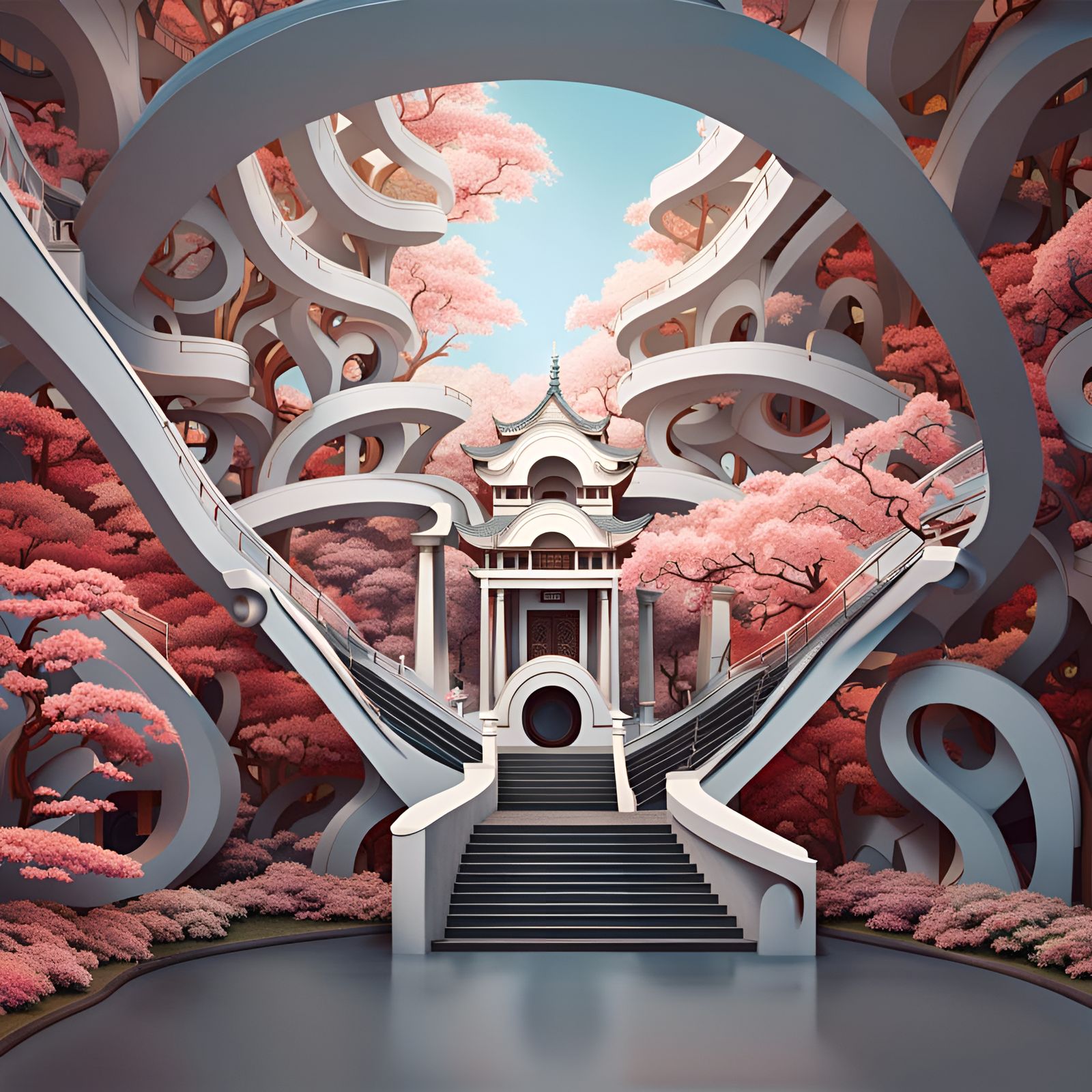 Shrine of a-Maze-zing chi, let's take a walk.