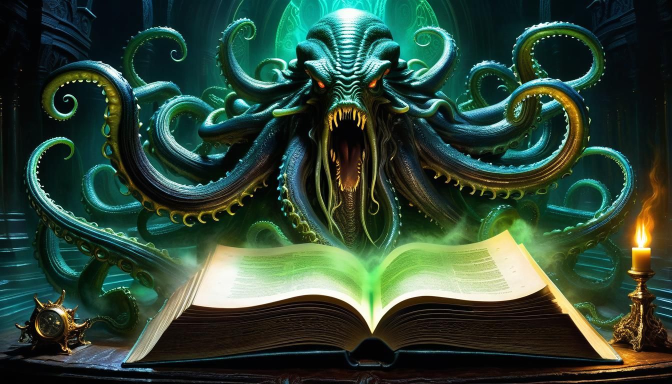 Eldritch Horror: Tentacles Emerge from Book