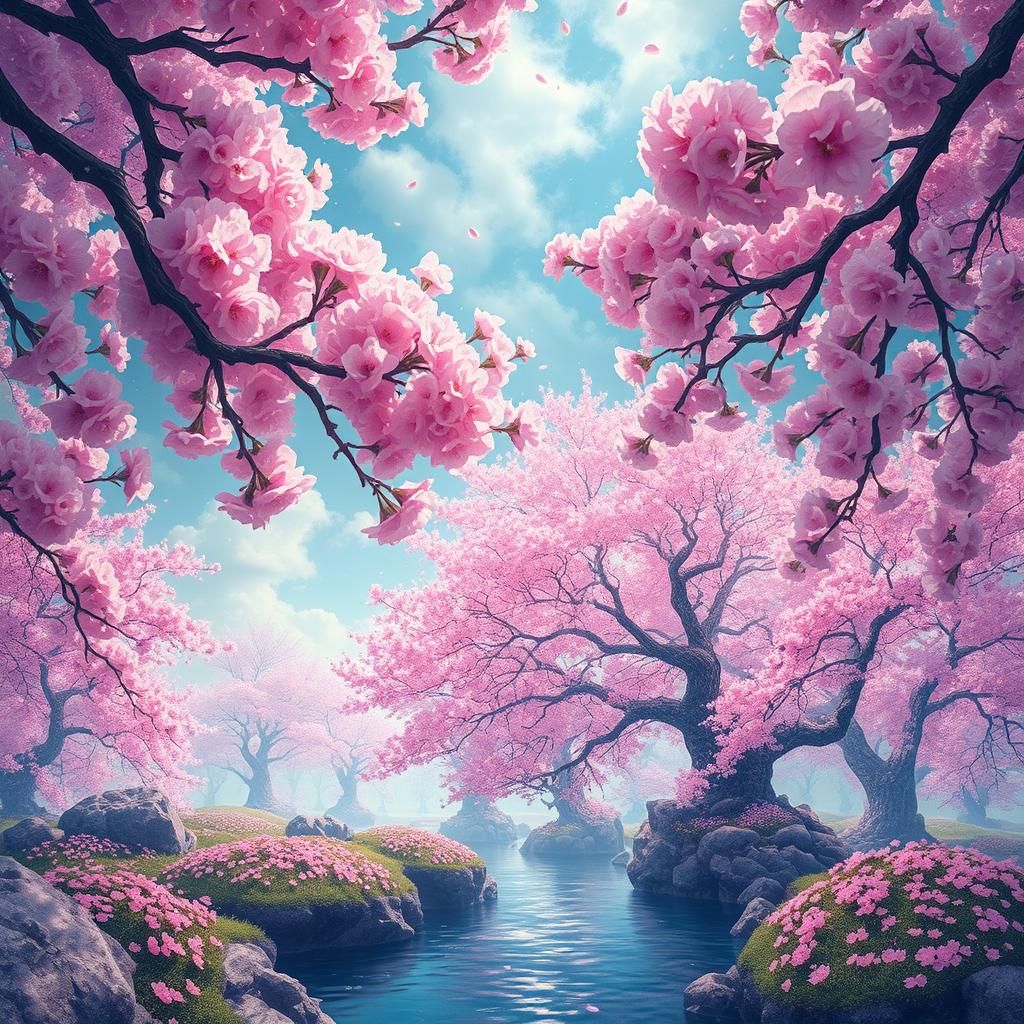 Magnificent cherry blossom Dreamscape