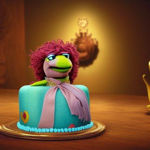 Muppet Cakes: A Hyperdetailed 3D Storybook Illustration