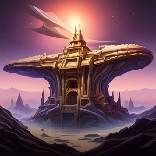 Arboreal Starship: An Ancient Tree Vessel
