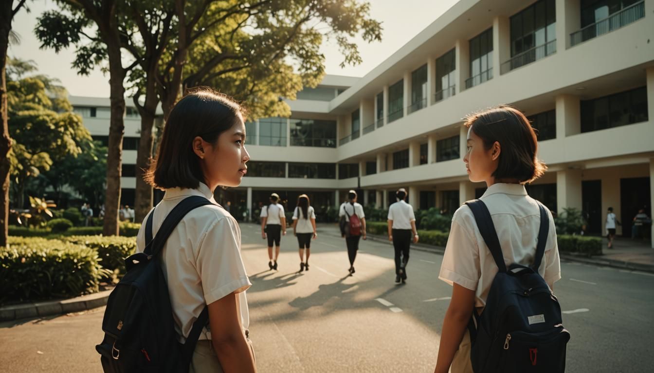 Bangkok International School in Siam: Cinematic Film Still