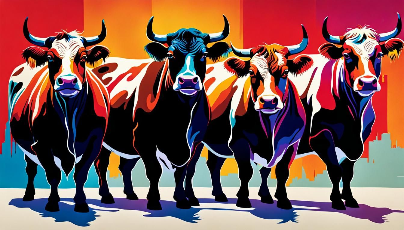 Anthropomorphic Cows Recreate West Side Story