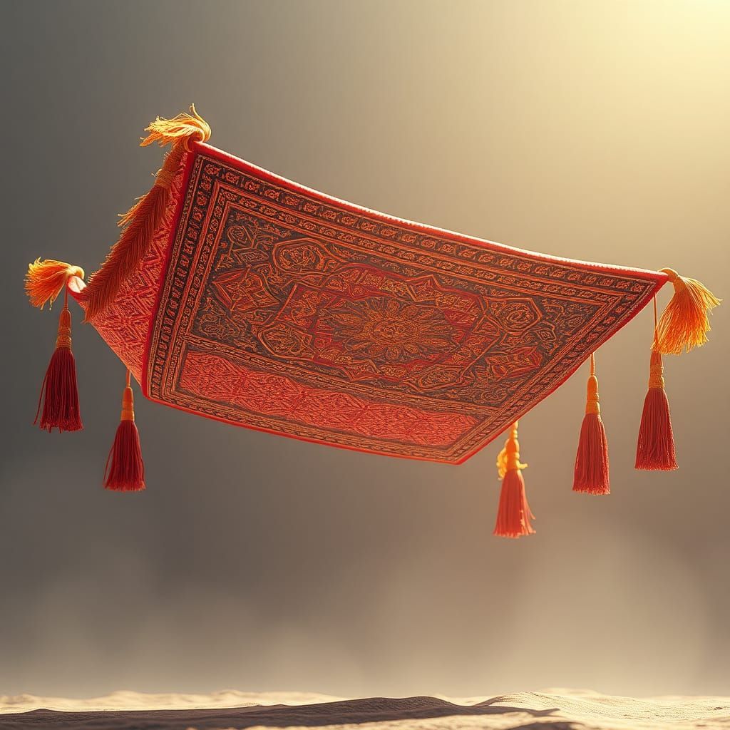 Realistic Animated Character of Magic Carpet: "A sentient fl...