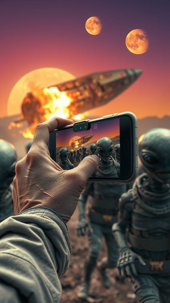 image from a first-person perspective you are running on a s...