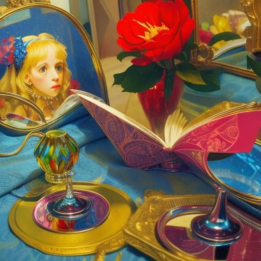 Abstract Reflection: Cubist Portrait in Oil