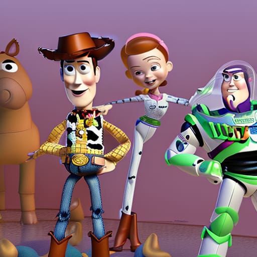 Toy Story: Detailed Matte Painting in 8k