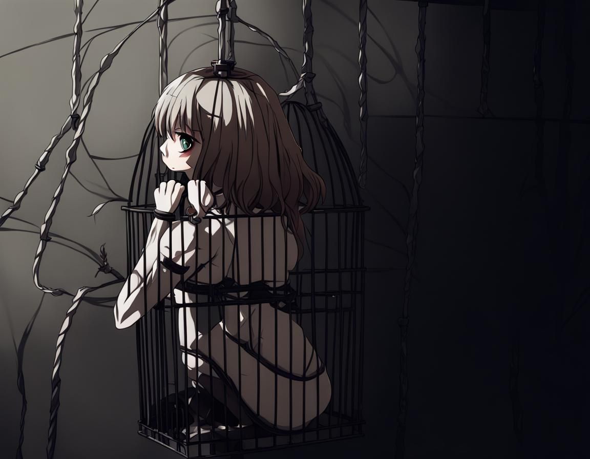 Puppet Girl in Cage: Anime Key Visual