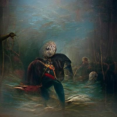 Jason Voorhees in Gothic Horror Style