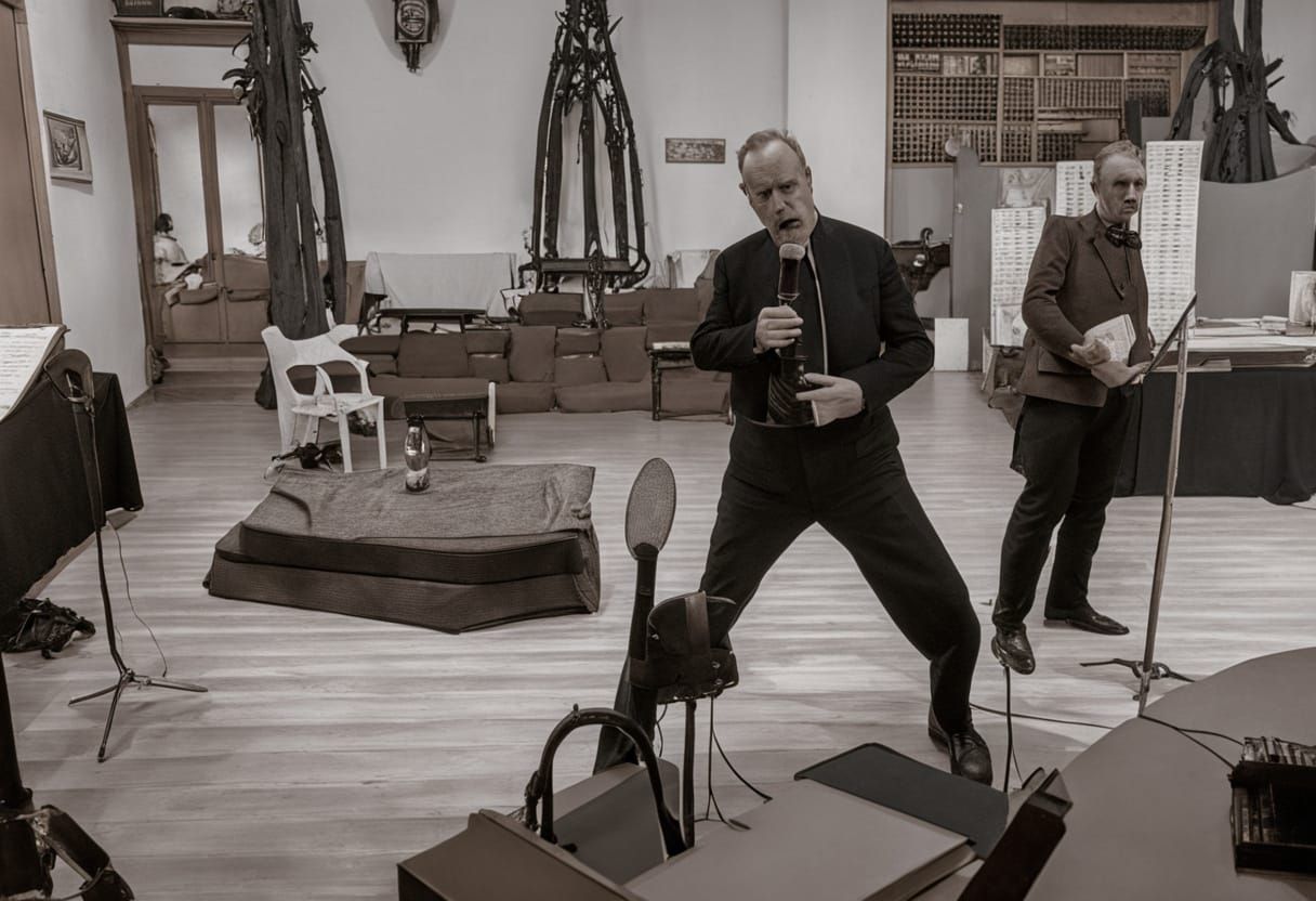 President Offers Money to Satan in Vintage Photo